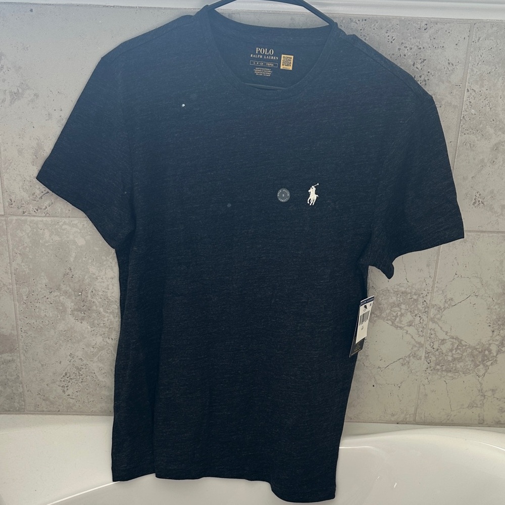 Polo by Ralph Lauren Charcoal Men's Tee